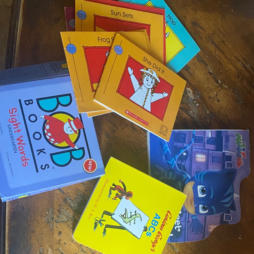 Scholastic Yellow, Orange, Blue Board Book Bundle